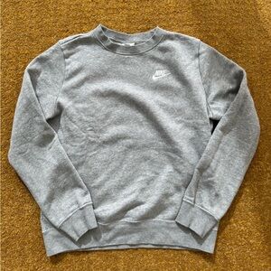 Nike Sportswear Club Fleece Women's Crew Neck Sweatshirt Heather Grey US S